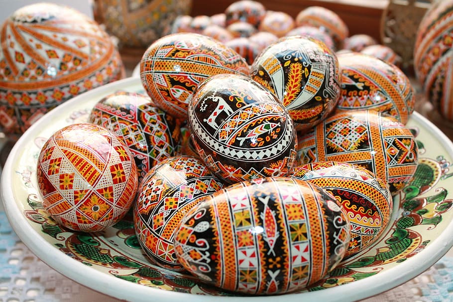 Decorated Easter eggs (pysanky)