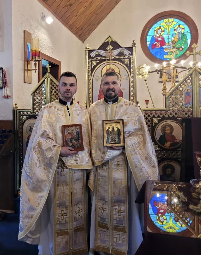 Father Stepan and Father Yuriy, 23 March 2024/
